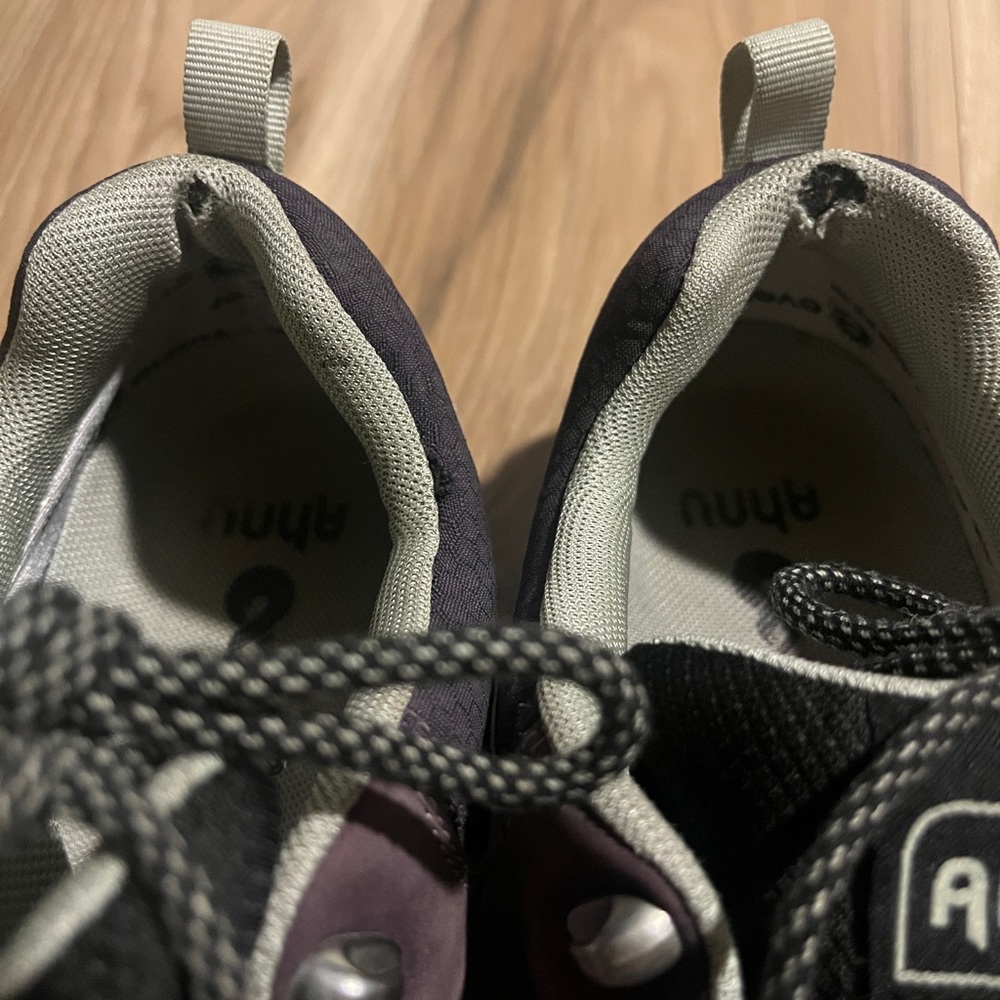 Ahnu Plum and Charcoal Trail Shoes - Picture 2 of 4